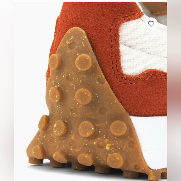 New Balance 327 Sneaker Sea Salt/Rust Oxide Suede NWOT Size 10 Women’s - Picture 6 of 14